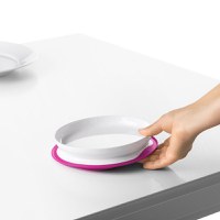 Farfurie silicon roz - 1