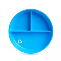 Farfurie Stay Put Munchkin cu ventuza compartimentata 6L+ blue - 2