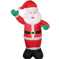 Figurina mos craciun gonflabil 180 cm, iluminat led, pentru interior si exterior Procart - 4