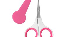 Forfecuta de unghii pentru bebelusi cu suport de protectie 0 luni+ Pink