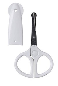 Forfecuta pentru bebelusi cu varf rotund ceramic white Rotho babydesign - 2