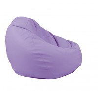 Fotoliu mare nirvana gigant violet piele eco umplut cu perle polistiren beanbag para marca pufrelax - 3
