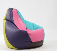 Fotoliu mic copii 4-14 ani nirvana light bej umplut cu perle polistiren - 3