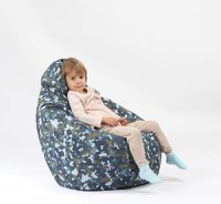 Fotoliu mic copii 4-14 ani nirvana light bej umplut cu perle polistiren - 4