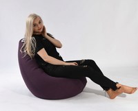 Fotoliu mic copii 4-14 ani nirvana light bej umplut cu perle polistiren - 6