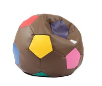 Fotoliu minge Pufrelax pentru copii telstar junior 3-10 ani chocolate sprinkles umplut cu perle polistiren - 4