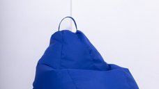 Fotoliu puf Bean bag albastru XXL cu husa interioara