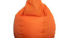 Fotoliu puf Bean bag orange XL cu husa interioara