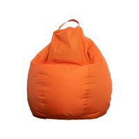 Fotoliu puf Bean bag orange XL cu husa interioara - 1