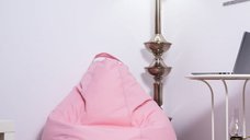 Fotoliu puf Bean bag roz XXL fara husa interioara