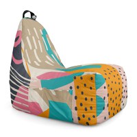 Fotoliu Puf Bean Bag tip Chill XL abstract passionfruit - 6