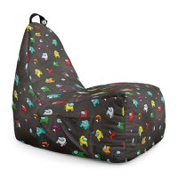 Fotoliu Puf Bean Bag tip Chill XL Among Us Negru - 6