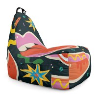 Fotoliu Puf Bean Bag tip Chill XL Colaj - 6
