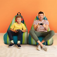 Fotoliu Puf Bean Bag tip Chill XL Marinha Mint - 4