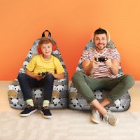Fotoliu Puf Bean Bag tip Chill XL ursuleti maro - 4