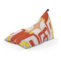 Fotoliu Puf Bean Bag tip Lounge Arcade Rosu - 5