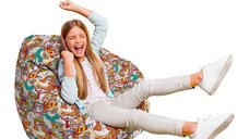 Fotoliu Puf Bean Bag tip Para L caini hipster