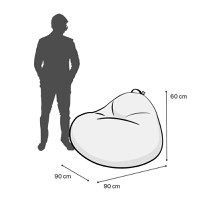 Fotoliu Puf Bean Bag tip Para XL Chroma Green - 5