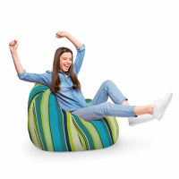 Fotoliu Puf Bean Bag tip Para XL Marinha Mint - 3