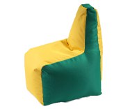 Fotoliu puf tip scaun pentru copii 2-8 ani sunlounger junior panama nature umplut cu perle polistiren - 1