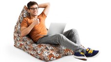 Fotoliu Puf Updecoreg Lounge cu Design Invazia Animalelor