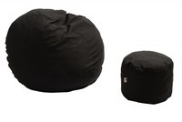 Fotoliu Pufrelax king size otoman eerie black umplut cu fulgi de burete memory mix - 7