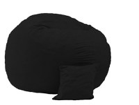 Fotoliu Pufrelax king size perna decorativa eerie black umplut cu fulgi de burete memory mix - 7