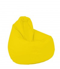Fotoliu Pufrelax nirvana hobbit panama yellow quince umplut cu perle polistiren - 2