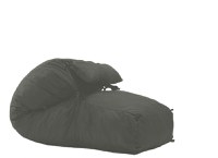 Fotoliu Pufrelax Yoga L + Perna Moon Grey Gama Premium umplut cu fulgi de burete memory mix - 4