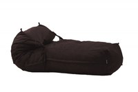 Fotoliu Pufrelax Yoga XL Dark Chocolate Gama Premium Textil umplut cu fulgi de burete memory mix - 1