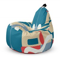 Fotoliu Updeco Puf Bean Bag tip Big Chill arcade albastru - 5