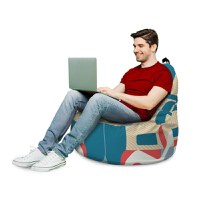 Fotoliu Updeco Puf Bean Bag tip Big Chill arcade albastru - 3