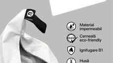 Fotoliu Updeco Puf Bean Bag tip Big Chill leopard green