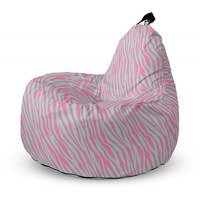 Fotoliu Updeco Puf Bean Bag tip Big Chill zebra blue - 5