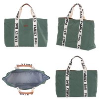 Geanta Childhome Family Bag Signature verde - 1