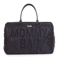 Geanta de infasat matlasata Mommy Bag negru Childhome - 7