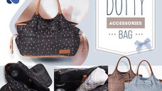 Geanta pentru mamici Mama Bag Dotty Blue
