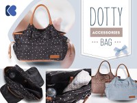 Geanta pentru mamici Mama Bag Dotty Blue - 1