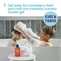 Gel de dus spumant Chicco Pop cu aroma de bomboane cu capsuni, formula vegana, pentru copii si adolescenti 300 ml - 1