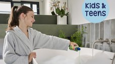 Gel de dus spumant Chicco POP cu aroma de pepene rosu, formula vegana, pentru copii si adolescenti 300 ml