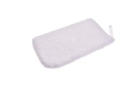 Halat de baie cu gluga frotir bumbac alb 18-24 luni + manusa - 1