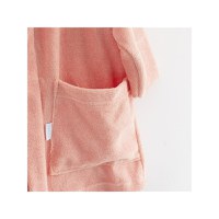 Halat de baie New Baby pentru copii marime 104110 din bumbac pink - 2