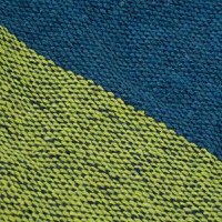 Hamac pentru 2 persoane, 150x200 cm, tija din lemn, maxim 200 kg, husa depozitare, verdealbastru - 6