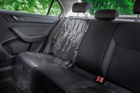 Husa de protectie pentru bancheta auto Caretero,impermeabila si usor de curatat,protejeaza bancheta de sub scaunul auto - 1