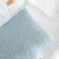 Husa de protectie pentru salteaua de infasat Bonjourbebe Azul, bumbac buclat, cu elastic, 80x50 cm - 1