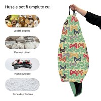 Husa fotoliu Puf Bean Bag tip Para L fara umplutura controllers - 1