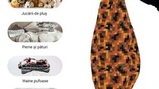 Husa fotoliu Puf Bean Bag tip Para L fara umplutura minecraft magma