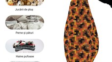 Husa fotoliu Puf Bean Bag tip Para L fara umplutura minecraft magma