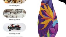 Husa fotoliu Puf Bean Bag tip Para XL fara umplutura jungle night