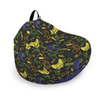 Husa fotoliu Puf Bean Bag tip Para XL fara umplutura lets play - 6